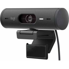 Logitech BRIO 500 1920x1080 Wired Webcam - Superior Clarity & Smart Features for Video Calls